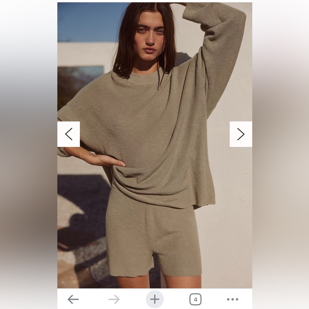 Free People Malibu Sweater Set